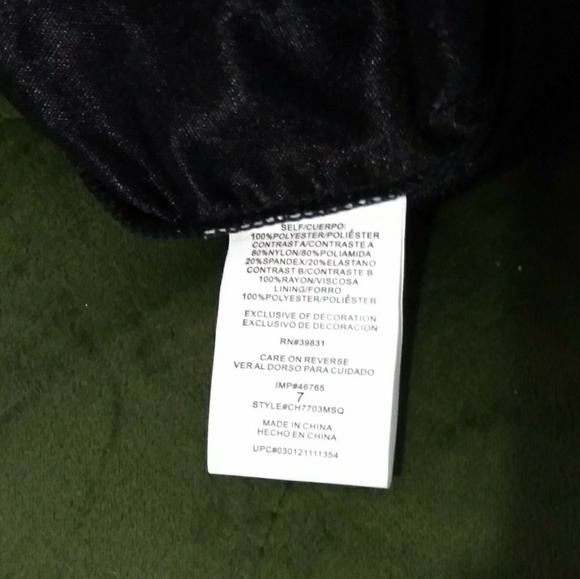 HOT Gold & Black Rhinestone Dress - Picture 7 of 8